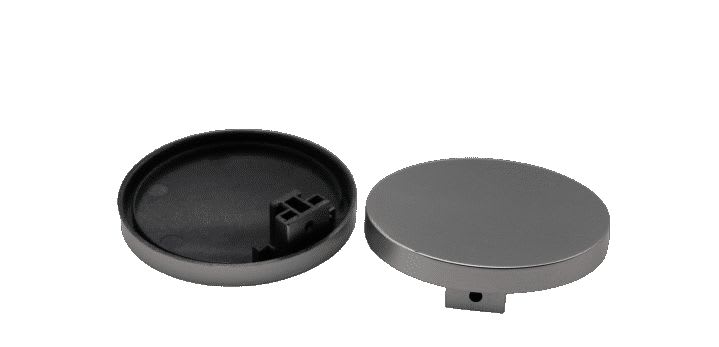 ENGITECHS - PR4013 BOUCHON DE FINITION EN MATIERE PLASTIQUE GRIS VENDU PAR LOT DE 2