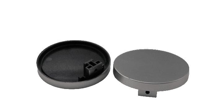 ENGITECHS - PR4013 BOUCHON DE FINITION EN MATIERE PLASTIQUE GRIS VENDU PAR LOT DE 2