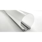 ENGITECHS - PR4014 PROFIL ALUMINIUM SPECIFIQUE GRIS 1CM + CAPOT