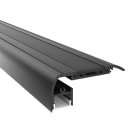ENGITECHS - PR4020 PROFILE ALU NEZ DE MARCHE NOIR 1CM + CAPOT