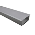 ENGITECHS - PR4025 PROFIL ALUMINIUM ENCASTRE BLANC 2M + CAPOT