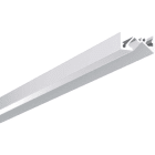 ENGITECHS - PR4026 PROFILE ALU ENCASTRE GRIS 2,5M + DIFFUSEUR OPALE