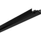 ENGITECHS - PR4026 PROFILE ALU ENCASTRE NOIR + DIFFUSEUR OPALE 1CM