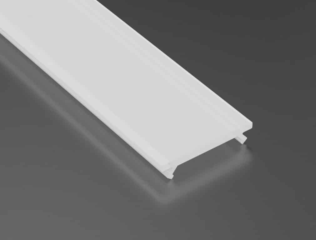 ENGITECHS - PR5000-2MI DIFFUSEUR BASIQUE PMMA MILKY D'UNE LONGUEUR DE 2M