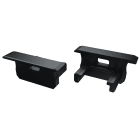 ENGITECHS - PR5002-1D BOUCHON DE FINITION EN MATIERE PLASTIQUE DROIT NOIR VENDU PAR LOT DE 2