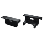 ENGITECHS - PR5002-1D BOUCHON DE FINITION EN MATIERE PLASTIQUE DROIT NOIR VENDU PAR LOT DE 2