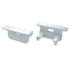 ENGITECHS - PR5002-1D BOUCHON EN MATIERE PLASTIQUE DROIT BLANC VENDU PAR LOT DE 2