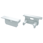 ENGITECHS - PR5002-1D BOUCHON EN MATIERE PLASTIQUE DROIT BLANC VENDU PAR LOT DE 2