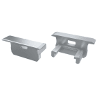 ENGITECHS - PR5002-1D BOUCHON DE FINITION EN MATIERE PLASTIQUE DROIT GRIS VENDU PAR LOT DE 2
