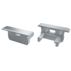 ENGITECHS - PR5002-1D BOUCHON DE FINITION EN MATIERE PLASTIQUE DROIT GRIS VENDU PAR LOT DE 2