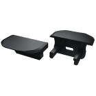 ENGITECHS - PR5002-1R BOUCHON DE FINITION EN MATIERE PLASTIQUE ROND NOIR VENDU PAR LOT DE 2