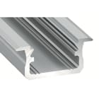 ENGITECHS - PR5002 PROFIL ALUMINIUM ENCASTRE NOIR 1CM