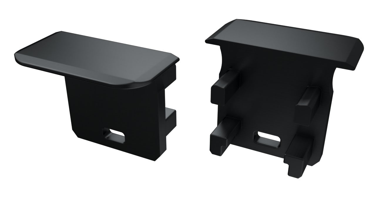 ENGITECHS - PR5004 BOUCHON DE FINITION EN MATIERE PLASTIQUE NOIR VENDU PAR LOT DE 2