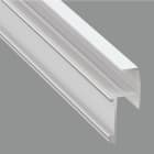 ENGITECHS - PR5006 PROFILE ALUMINIUM PLAQUO GRIS D'UNE LONGUEUR DE 2M