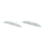ENGITECHS - PR5012 BOUCHON DE FINITION EN MATIERE PLASTIQUE BLANC VENDU PAR LOT DE 2