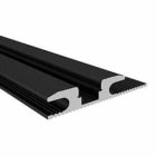 ENGITECHS - PR6003 PROFIL ALUMINIUM SPECIFIQUE NOIR 1CM + CAPOT