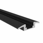 ENGITECHS - PR6004 PROFIL ALUMINIUM SPECIFIQUE NOIR 1CM + CAPOT