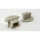 ENGITECHS - PR6008 BOUCHON DE FINITION EN MATIERE PLASTIQUE GRIS VENDU PAR LOT DE 2