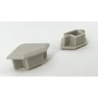 ENGITECHS - PR6011 BOUCHON DE FINITION EN MATIERE PLASTIQUE GRIS VENDU PAR LOT DE 2