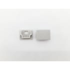 ENGITECHS - PR7001 BOUCHON DE FINITION EN MATIERE PLASTIQUE GRIS VENDU PAR LOT DE 2