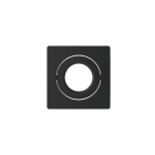 ENGITECHS - SE1000 COLLERETTE ORIENTABLE CARRE AIMANTEE NOIR