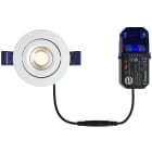 ENGITECHS - SE1000 SPOT 4/6W 230V TRIAC 2700/3000/4000°K ORIENTABLE BLANC