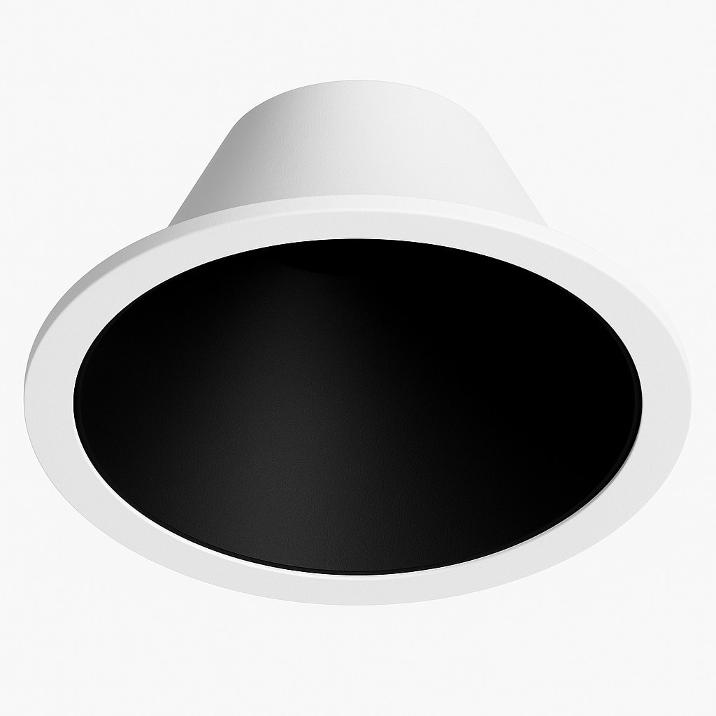 ENGITECHS - SE1100 COLLERETTE SPOT BASSE LUMINANCE BLANC/NOIR