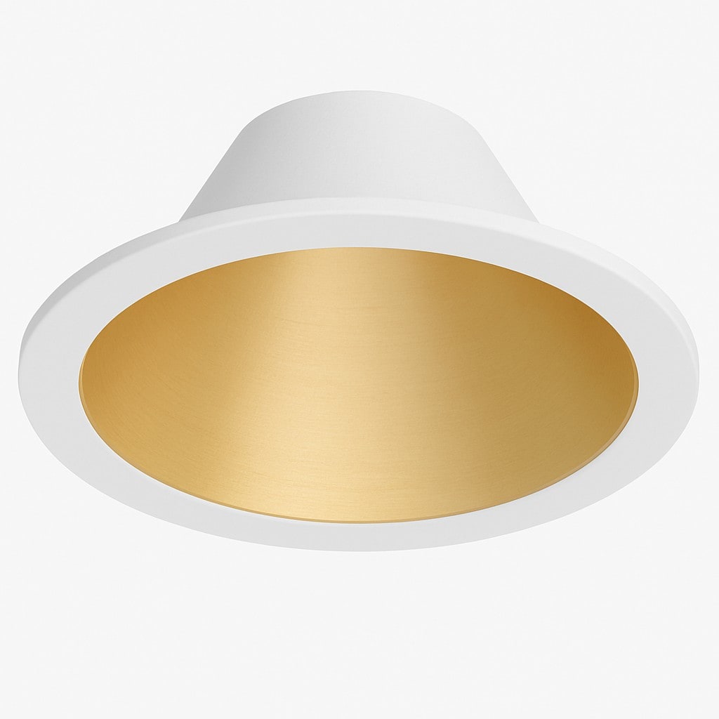 ENGITECHS - SE1100 COLLERETTE SPOT BASSE LUMINANCE BLANC/OR
