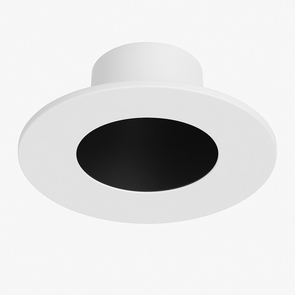 ENGITECHS - SE1100 COLLERETTE SPOT BASSE LUMINANCE TUBE BLANC/NOIR