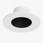 ENGITECHS - SE1100 COLLERETTE SPOT BASSE LUMINANCE TUBE BLANC/NOIR
