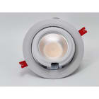 ENGITECHS - SE2006 SPOT LED MAGASIN ROND, 60W, 230V, 6450LM, 2700K, IP20, IRC80