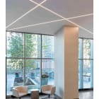 ENGITECHS - PR1006 PROFIL ALU A ENCASTRER BLANC 2M + DIFFUSEUR NOIR