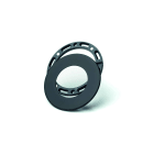 ENGITECHS - PL6001 COLLERETTE AIMANTEE RONDE NOIR POUR PETIT PANNEAU LED