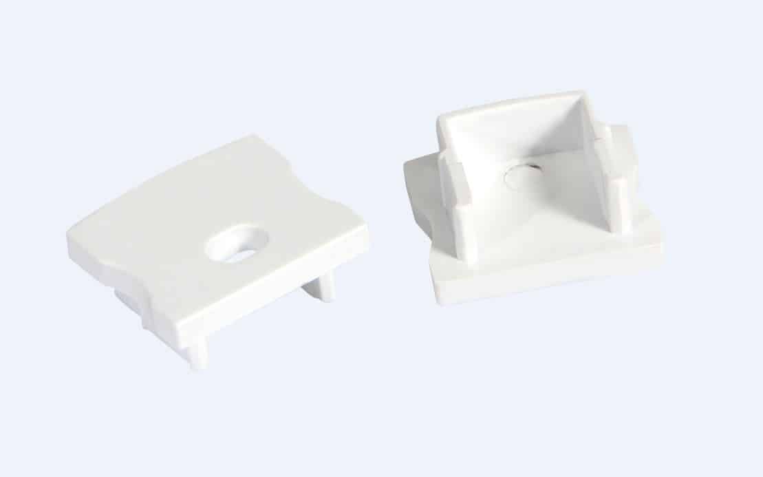 ENGITECHS - PR1001 BOUCHON DE FINITION EN MATIERE PLASTIQUE GRIS VENDU PAR LOT DE 2