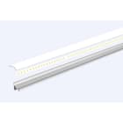ENGITECHS - PR1028T PROFIL ALUMINIUM ANGLE GRIS 1CM + CAPOT TRANSPARENT