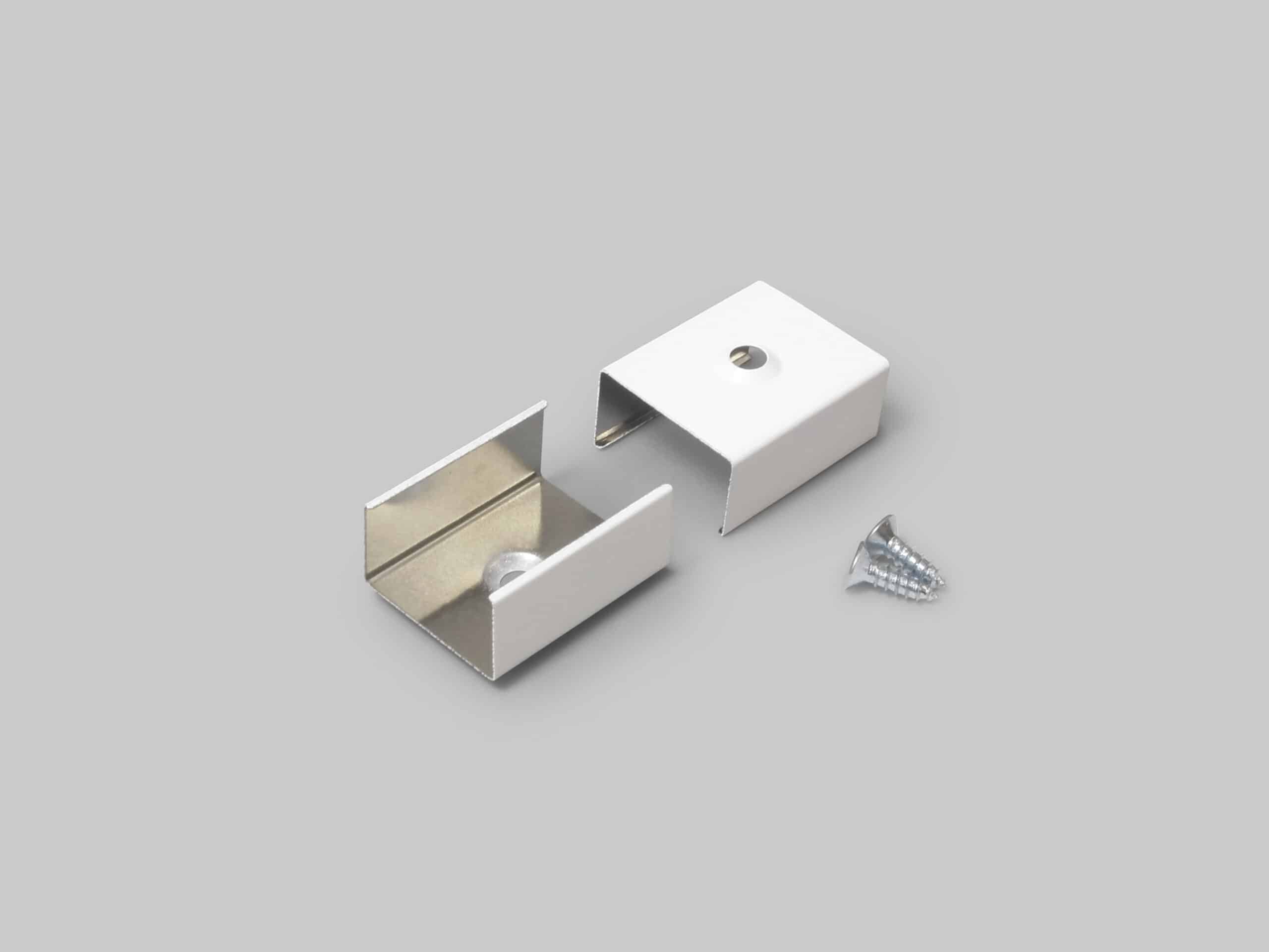 ENGITECHS - PR2000 CLIPS DE FIXATION U42 INOX BLANC VENDU PAR LOT DE 2