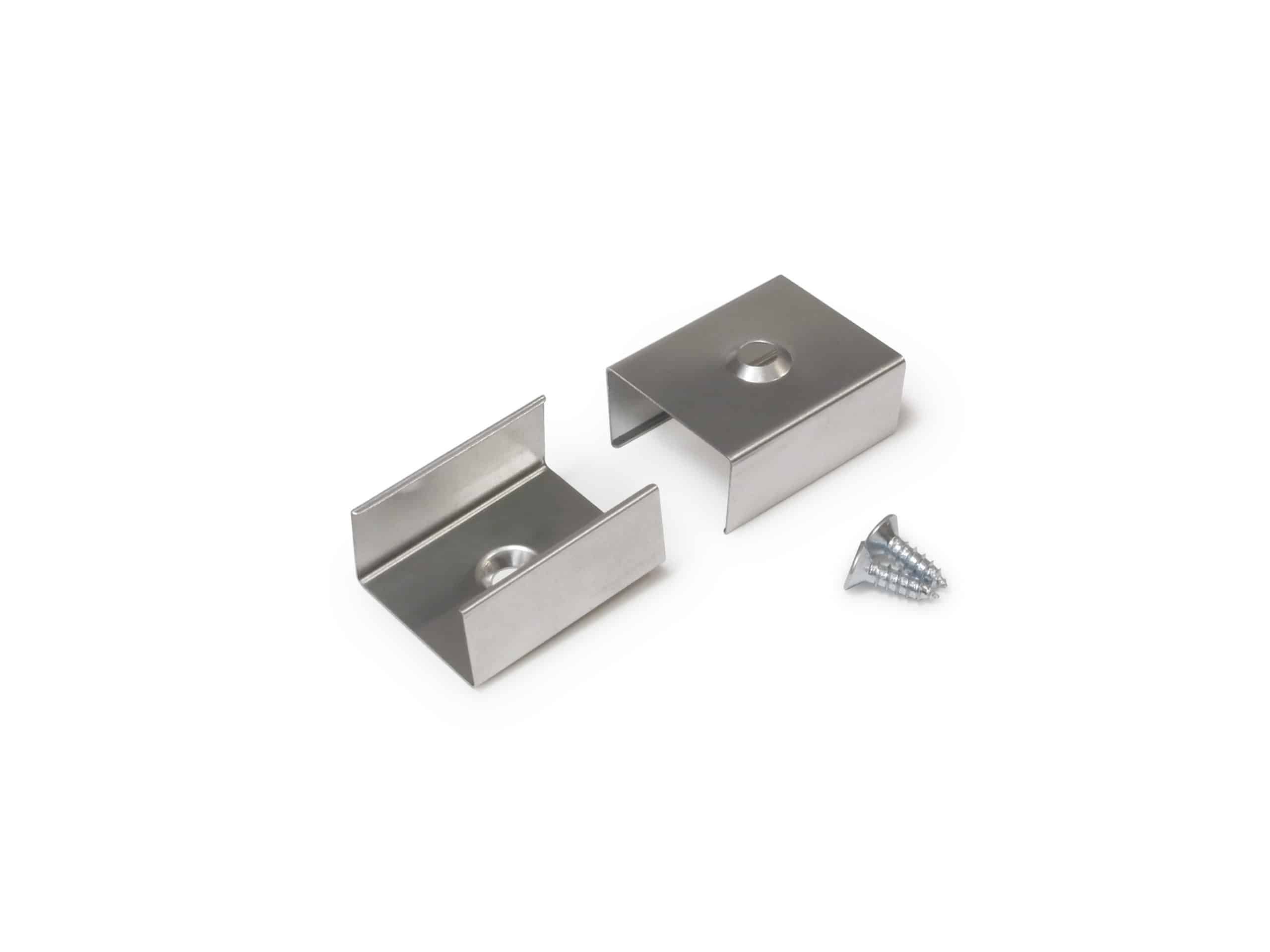 ENGITECHS - PR2000 CLIPS DE FIXATION U42 INOX GRIS VENDU PAR LOT DE 2