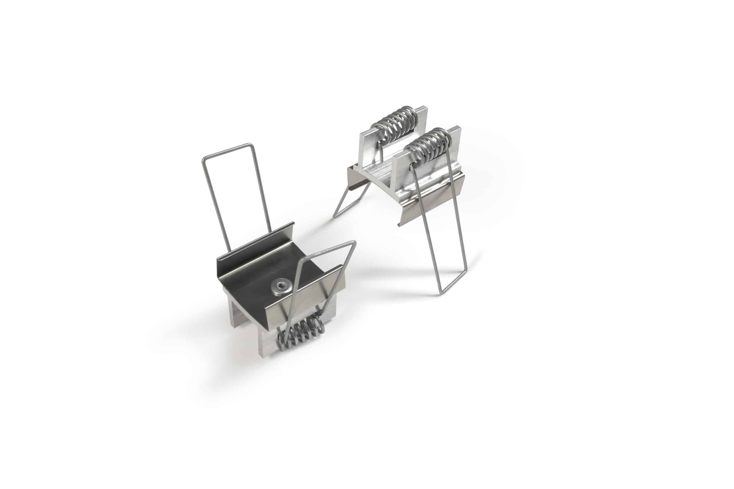 ENGITECHS - PR2000 CLIPS DE FIXATION U74 RESSORT INOX VENDU PAR LOT DE 2