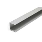ENGITECHS - PR2030-03-C9N PROFIL ALU SAILLIE NOIR 1CM + CAPOT NOIR
