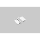 ENGITECHS - PR2030-07 BOUCHON DE FINITION EN MATIERE PLASTIQUE BLANC VENDU PAR LOT DE 2