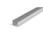ENGITECHS - PR2030-07-D9 PROFIL ALU ENCASTRE BLANC 1CM + CAPOT