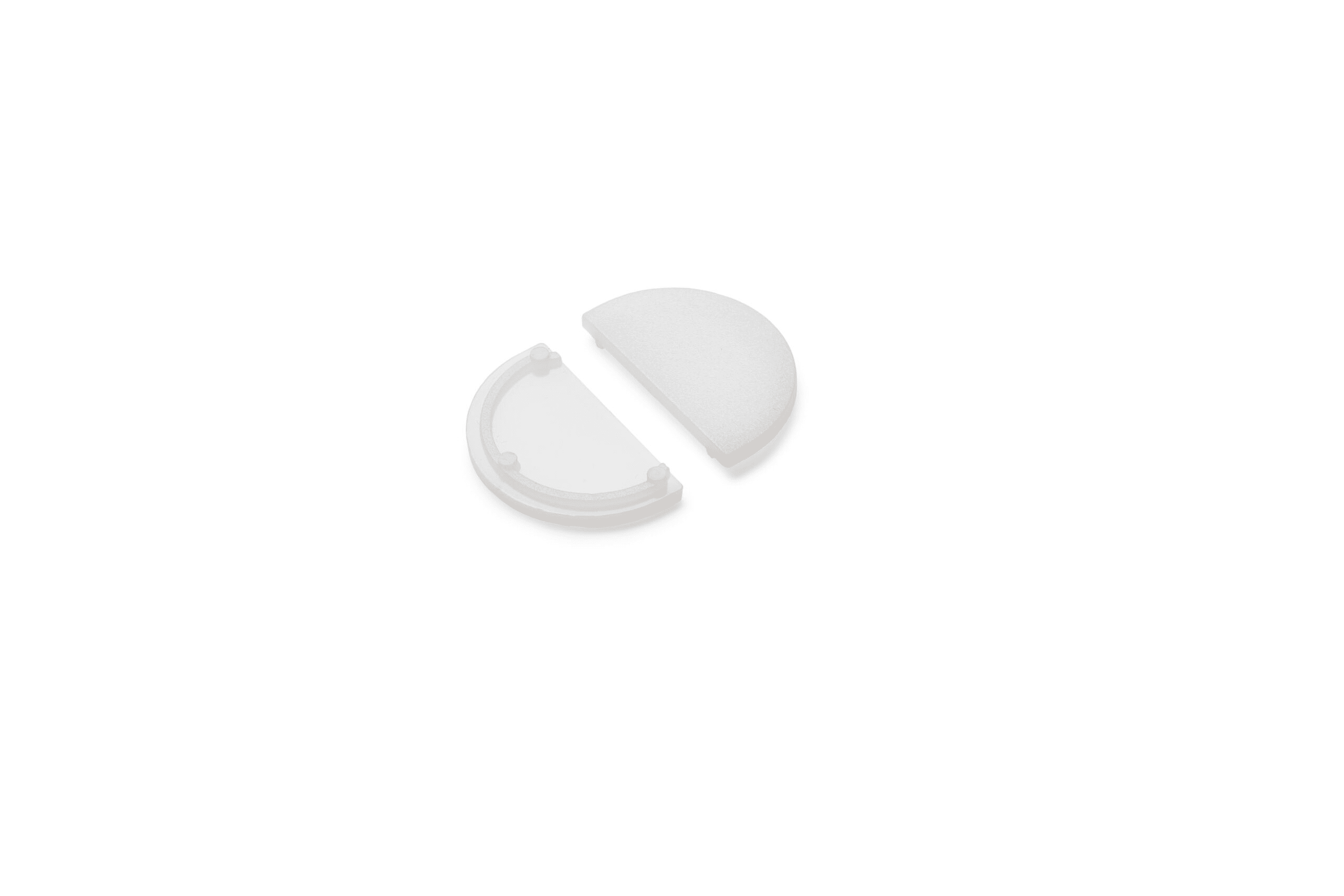 ENGITECHS - PR2030 BOUCHON EN MATIERE PLASTIQUE TRANSPARENT DIFFUSEUR D9 VENDU PAR LOT DE 2