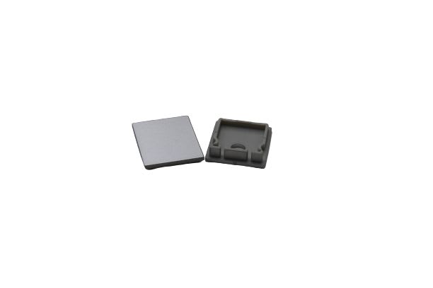 ENGITECHS - PR4002 BOUCHON DE FINITION EN MATIERE PLASTIQUE GRIS VENDU PAR LOT DE 2