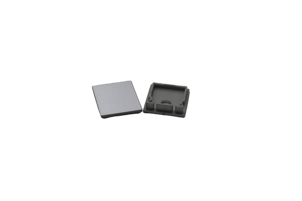 ENGITECHS - PR4002 BOUCHON DE FINITION EN MATIERE PLASTIQUE GRIS VENDU PAR LOT DE 2
