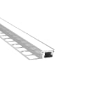 ENGITECHS - PR4007 PROFIL ALUMINIUM CARRELAGE GRIS 1CM + CAPOT