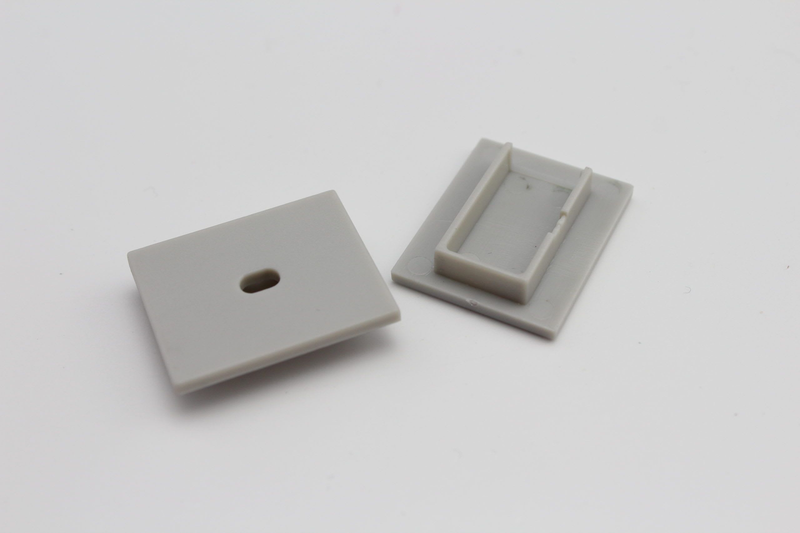 ENGITECHS - PR4010 BOUCHON DE FINITION EN MATIERE PLASTIQUE GRIS VENDU PAR LOT DE 2