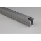 ENGITECHS - PR4010 PROFIL ALU SPECIFIQUE GRIS 1CM + CAPOT