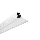 ENGITECHS - PR4015 PROFIL ALUMINIUM PLAQUO BLANC 1CM + CAPOT