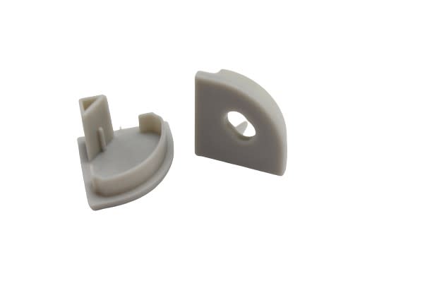 ENGITECHS - PR4023 BOUCHON DE FINITION EN MATIERE PLASTIQUE GRIS VENDU PAR LOT DE 2