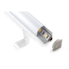 ENGITECHS - PR4023 PROFIL ALUMINIUM ANGLE GRIS 1CM + CAPOT